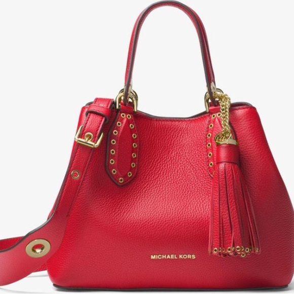 Michael Kors Scarlet Satchel with Gold Accents - Picture 1 of 5